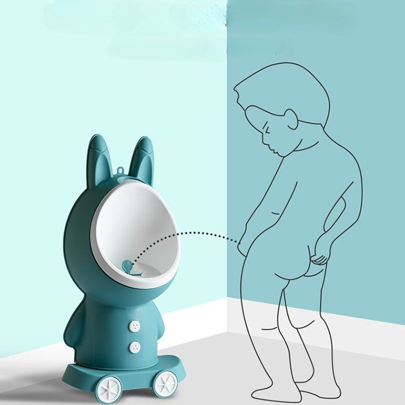 Toilette portatile per l'igiene del bambino orinatoio per ragazzi vaso da viaggio per auto all'aperto vasino Anti-perdite per bambini comodo cartone animato vasino da allenamento