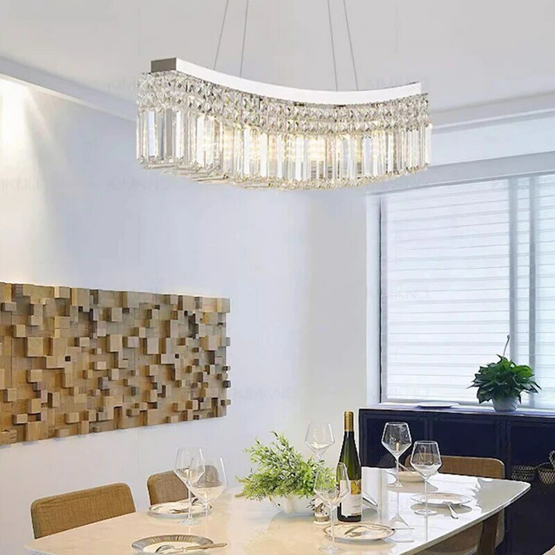 home decorationPendant lights, luxury crystal living room chandelier, dining room Pendant lamp, ceiling light, indoor lighting