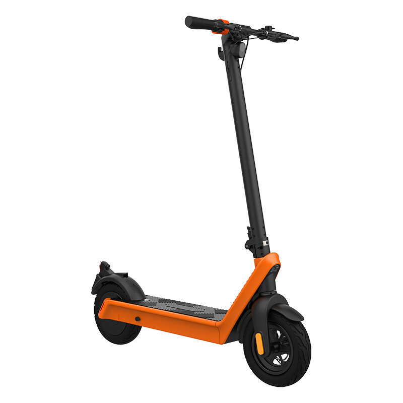 HX X9 PLUS Scooter elettrico arancione 500W 36V 15.6Ah 10 pollici 40 km/h IP54 Skateboard pieghevole leggero all'aperto
