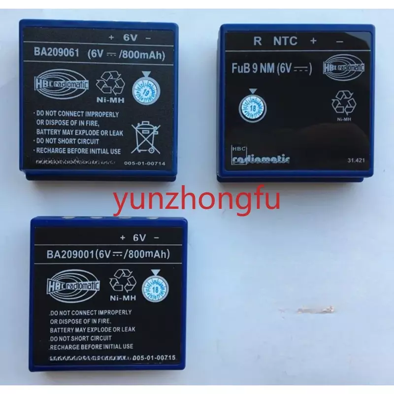 Zdalnie sterowana bateria Fub9nm Ba209061 Ba209001 ładowarka Tianxing