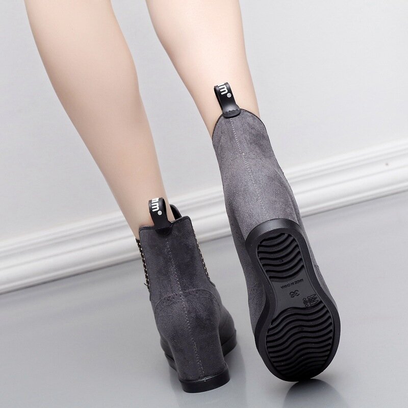 Designer Rain Boots Gumboots Short Rubber Boots Low Galoshes Ankle Rain Boots Waterproof Fishing Galoshes Boots  Round Toe