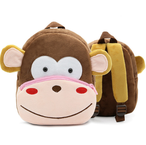 Детский Школьный рюкзак, Радужный дизайн, мягкий плюшевый материал для малышей, девочек, детских садов, школьные сумки