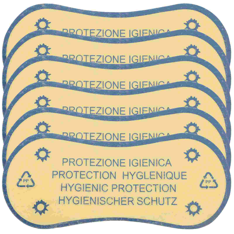 Etiquetas adhesivas de advertencia para traje de baño, pegatinas protectoras, 50 piezas