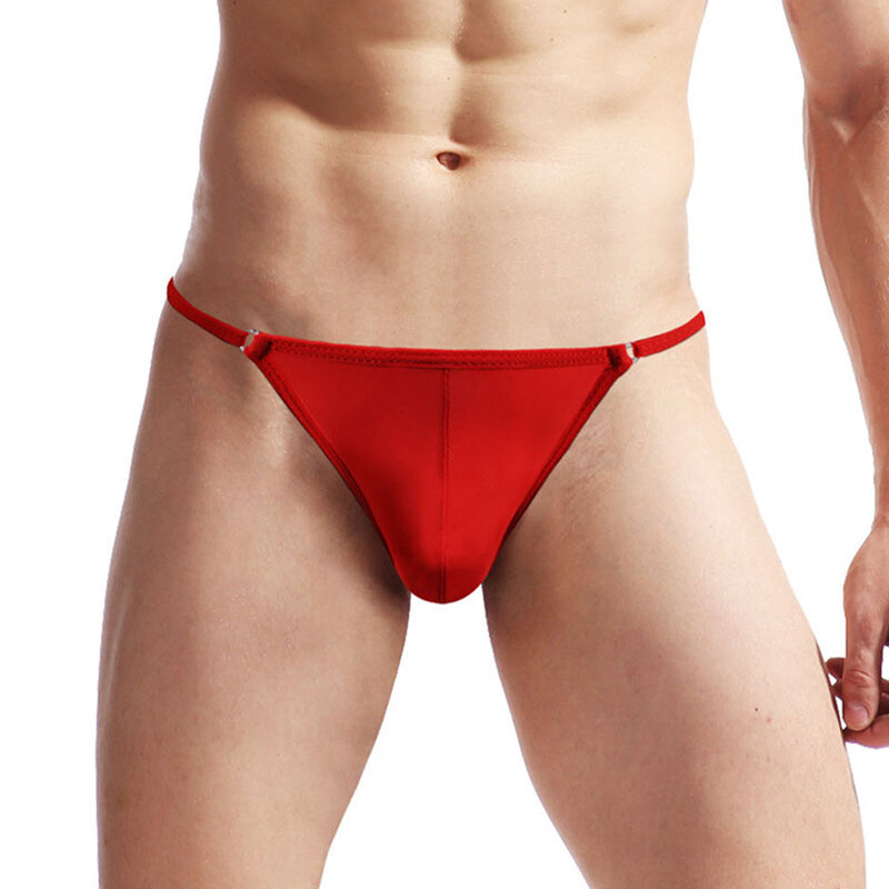 New Hot Men Enhance Pouch Thong Bikini Male Lingerie Tanga G-String Minikini Tangas Posing Underwear T-back Tight T Pants