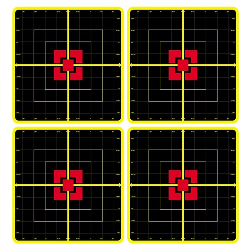 ملصقات هدف رشاش لاصق ، أهداف إطلاق الشبكة ، أهداف هدف التفاعل ، 5 "و 3" ، 20 4.5