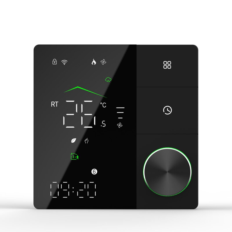 Smart Thermostat Thermostat App Steuerung einfach DIY energie sparende LCD-Temperatur regelung LED-Licht einfache Anzeige