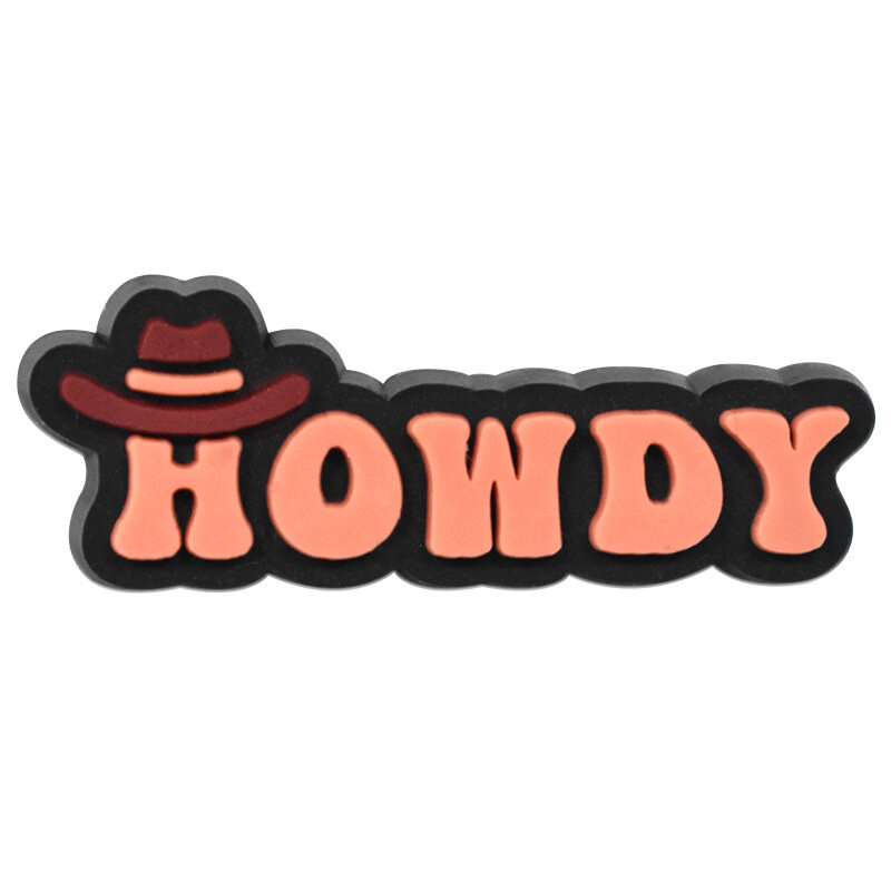 Ins Western Cowboy Pferd Geld Hut Schuh Charms Charms für Armband Clog Dekoration Sandalen Zubehör für Jungen T-Shirt