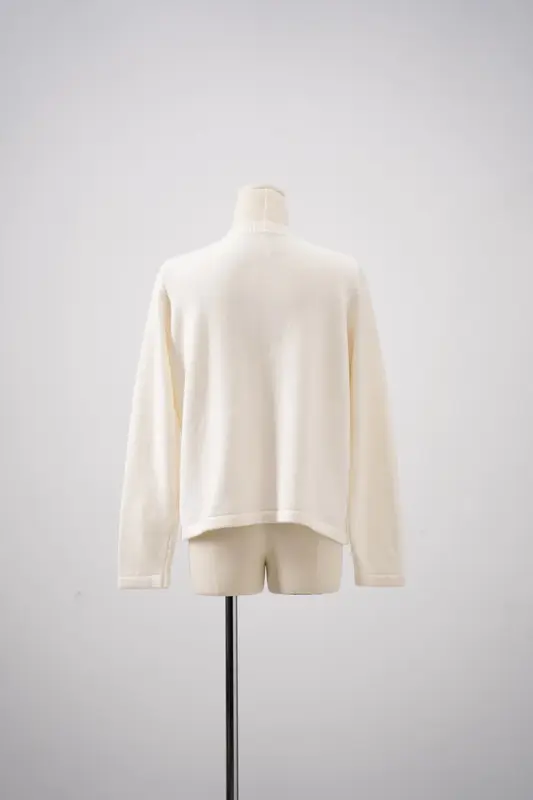 Suéter con letras bordadas para mujer, Jersey informal de manga larga con cuello redondo, lana 2024, 100%