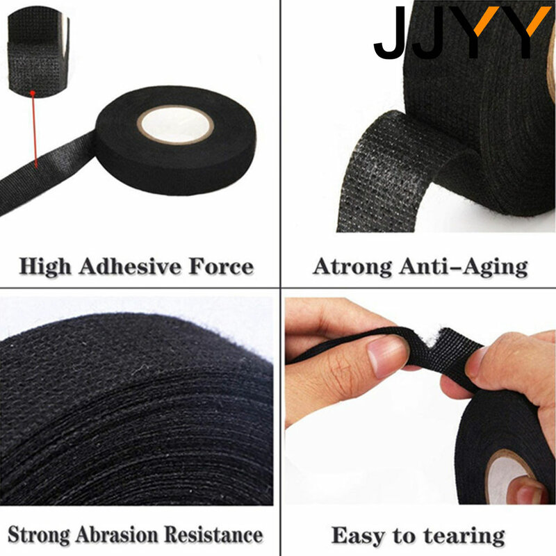JJYY-Cinta de aislamiento eléctrico, arnés de cableado resistente al calor, paquete de PET, cinta ignífuga, ancho de 15mm x 15M, nuevo