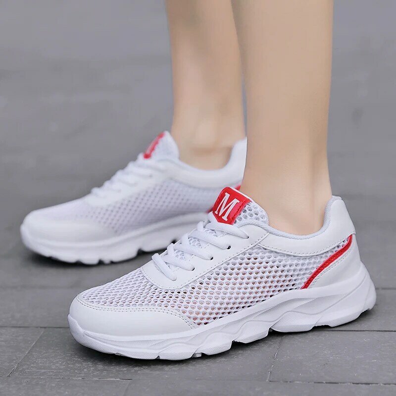Luksusowe sportowe buty do biegania dla kobiet wygodne dziewczęce adidasy sportowe do ćwiczeń Fitness wiosenne damskie Jogging