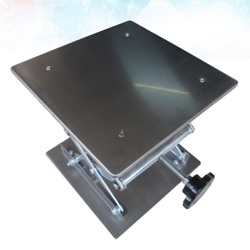 Small Stand Stainless Steel Lift Table Mini Jack Lifting Platform Precision Repair Key Gaming