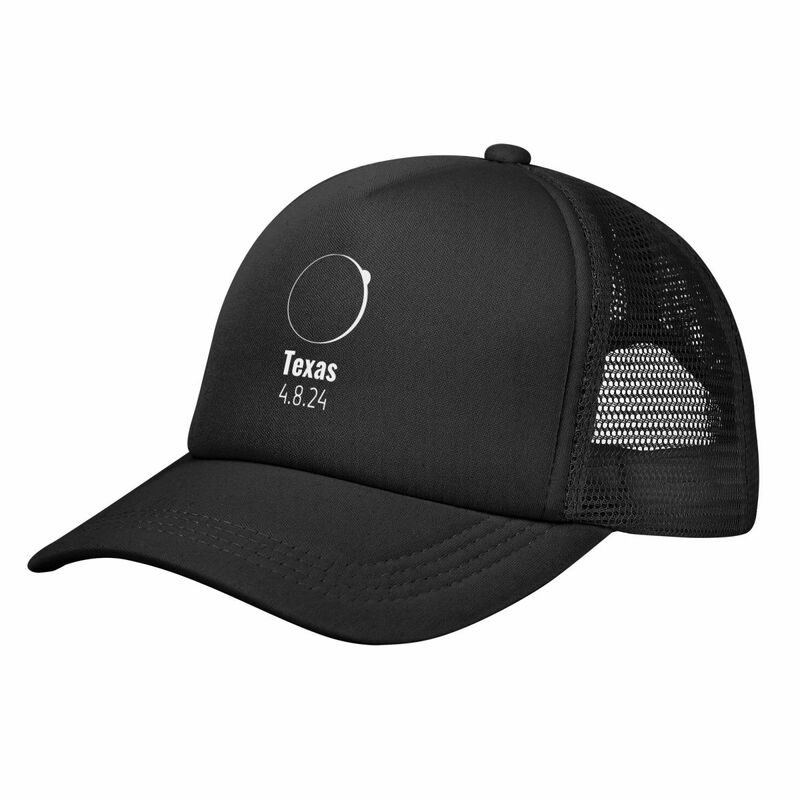 Texas Total Solar Eclipse April 8 Baseball Caps Mesh Hüte Aktivitäten Outdoor Adult Caps