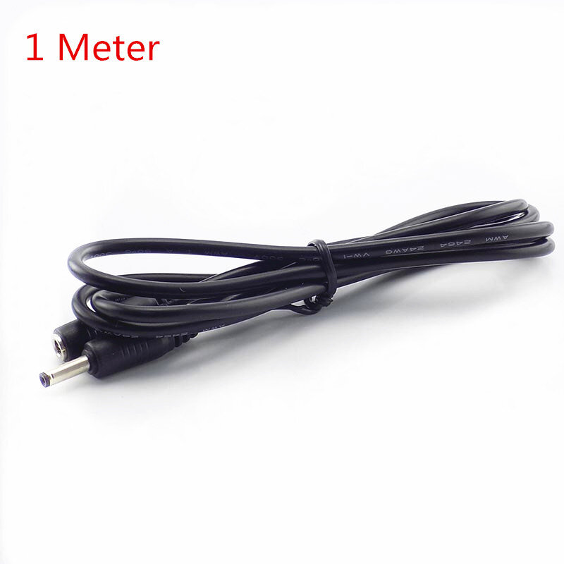 Câble d'alimentation CC mâle à femelle, rallonge, connecteur adaptateur pour caméra CCTV, bande lumineuse LED, 3.5mm x 1.35mm, 5V, 1/1 m, 3 m, 5m, 10m