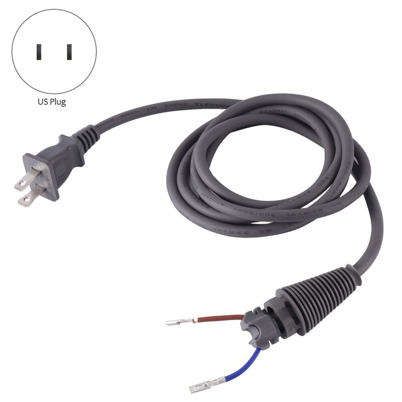 Cable de alimentación para secador de pelo Dyson, piezas universales HD01/02/03/04/07/08/15, 1,8 M, enchufe estadounidense