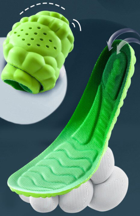 Спортивные мягкие эластичные стельки из латекса, дышащие дезодорирующие амортизирующие стельки для обуви с поддержкой свода стопы