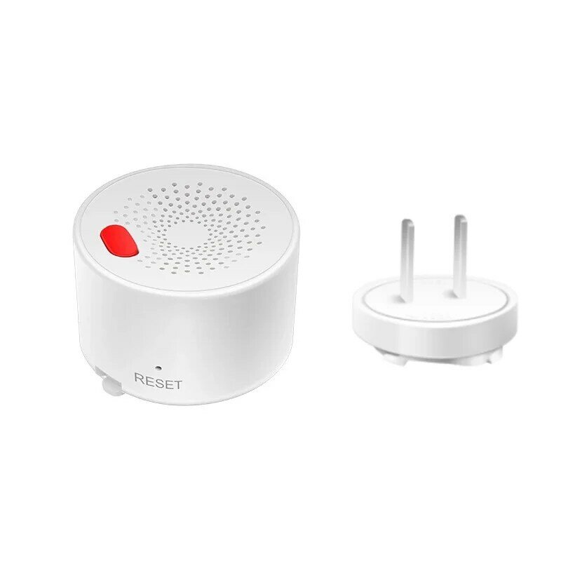 US Plug Tuya Smart Zigbee Gas Leak Detector Wireless LPG Natural Gas Methane Leakage Sensor For Household Kitchen Alarm System
