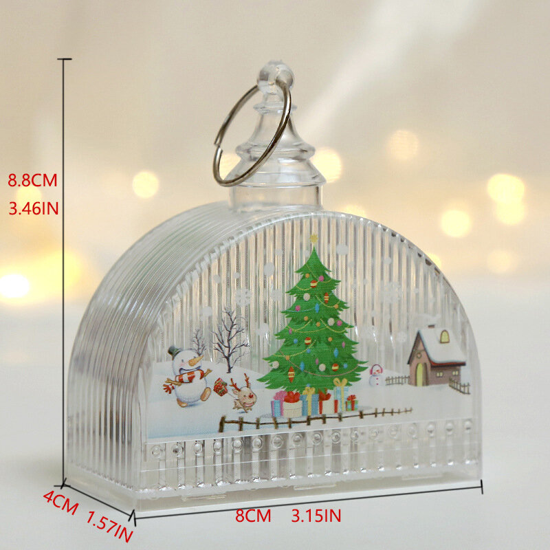 Kinderdraagbaar Nachtlampje Cadeau Rekwisieten Kerstboom Hanger Tafeldecoraties Speelgoed