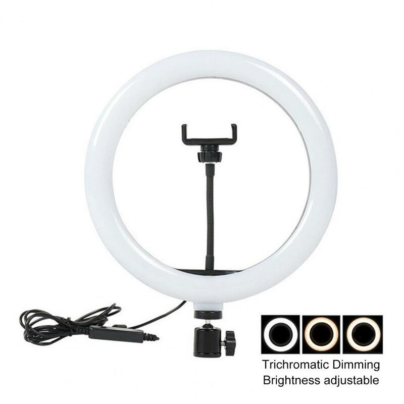 6/10/12 Inch Fill Light Adjustable 360 Degree Rotatable High Brightness Multifunction Switch LED Selfie Ring Light for Travel