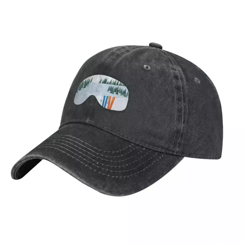 หมวกหมวกเบสบอลสำหรับเด็ก Topi คาวบอยสำหรับผู้หญิงและผู้ชายหมวกรูปม้าสำหรับเล่นสกีชนบทชนบท