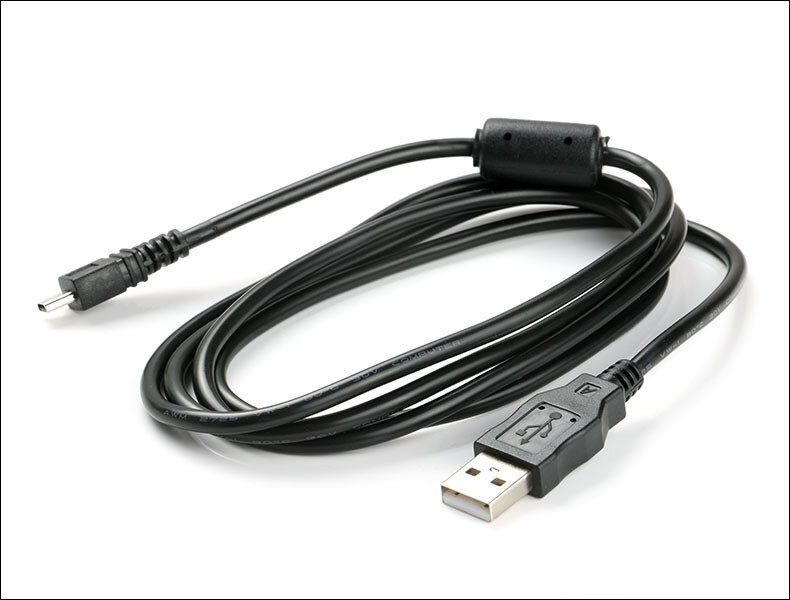 Câble de données USB pour appareil photo numérique UC-E6 Mini câble de données 8 broches pour Nikon CoolPix Fuji Panasonic Olympus Sony 1.5M
