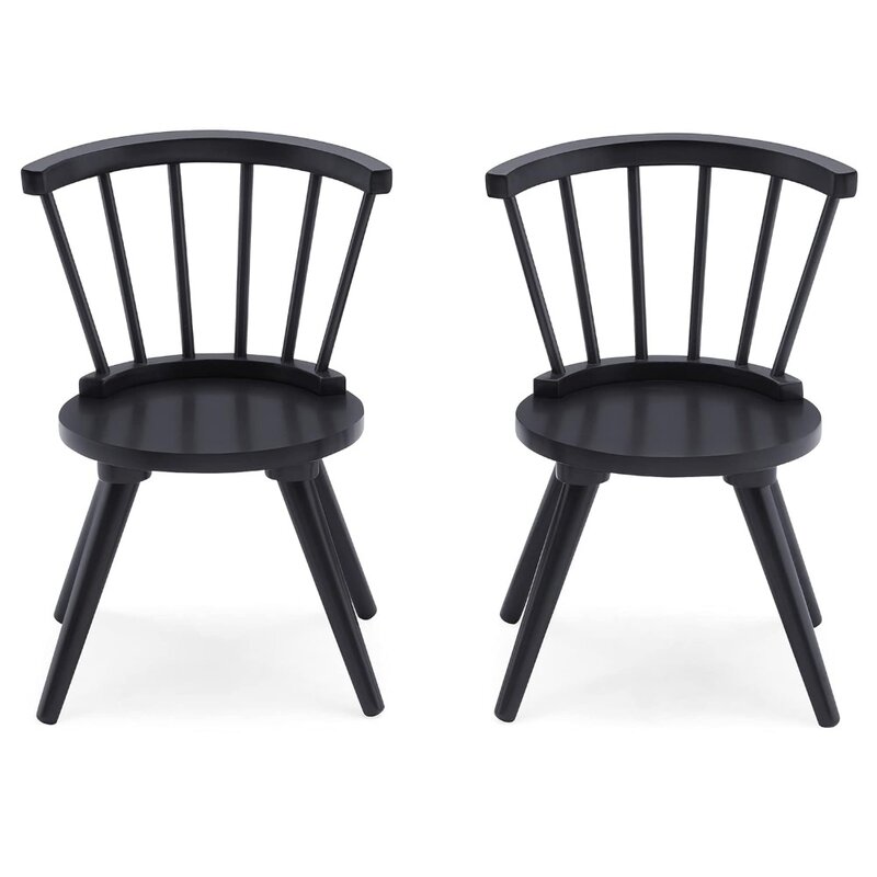 Stół z krzesłami (w tym 2 krzesła)-idealne do sztuki i rzemiosła, przekąsek, nauczania w domu, pracy domowej i nie tylko, o północy