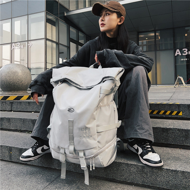 Рюкзак унисекс для мужчин и женщин, модная уличная одежда для отдыха на открытом воздухе, вместительные сумки для пар