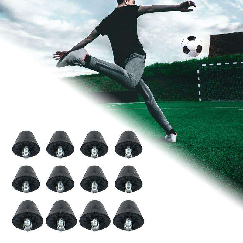 12x шпильки для футбольной обуви, портативный резьбовой винт, диаметр 5 мм, сменные шипы для комнатных и уличных видов спорта, кроссовок, тренировок