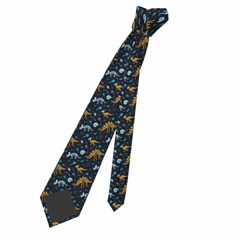 Corbata de fósiles de dinosaurio para hombres, corbatas de cuello Vintage, corbatas de uso diario, corbata de cuello fresca, corbata de cuello DIY personalizada, Idea de regalo