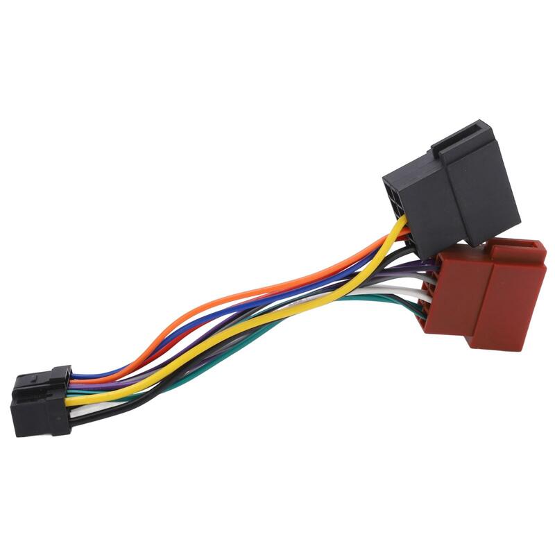 16-контактный автомобильный стерео радио ткацкий станок для Iso жгут проводов Соединительный адаптер штекер для Alpine