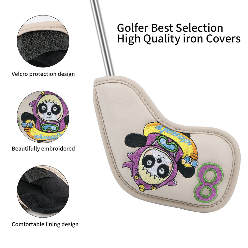 Golf Club Cap Protective Cover,Waterproof High-quality Practical Golf Head Cover,Lightweight Golf Iron Cover