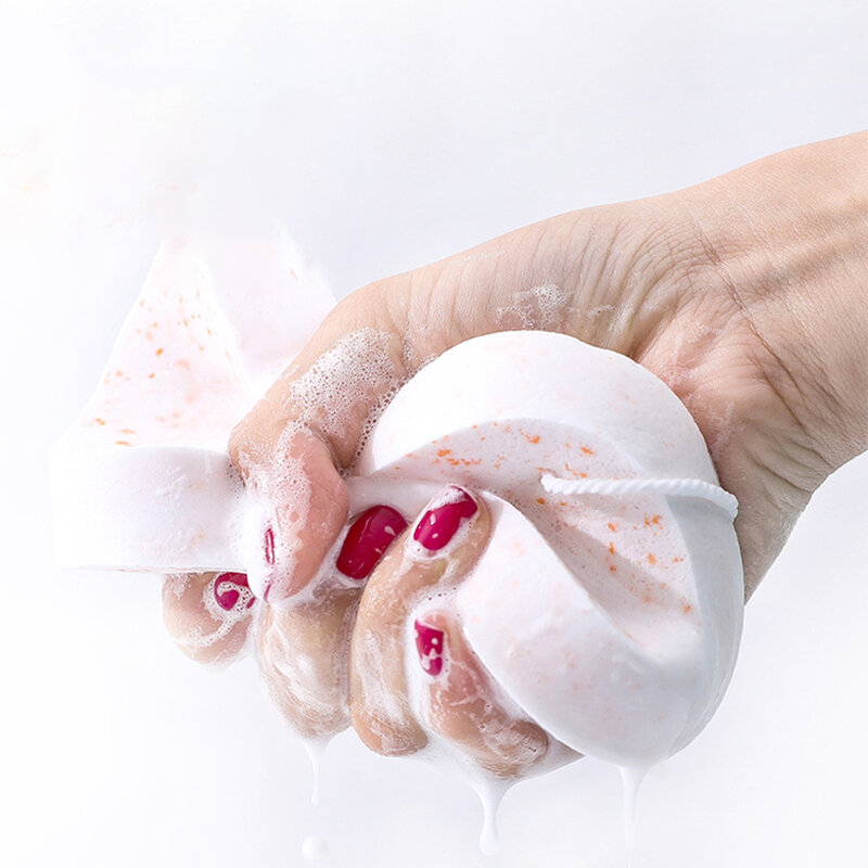 Soft Face Wash Esponja para Mulheres, Ferramenta Removedor de Maquiagem, Body Scrubber, Puff Cosmético Facial Limpo, Almofada de Lavagem para Bebês Adultos, 1Pc