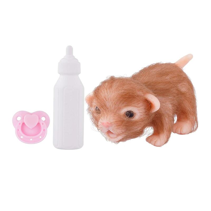 Small Reborn Dog Toy Valentines Day Gifts for Collectibles Party Photo Props