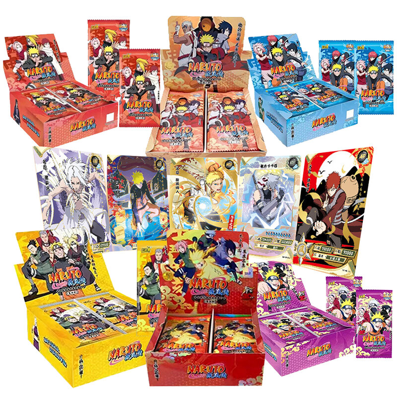 Nuovo Set completo di carte Naruto kawou carte da collezione T2w5 scheda periferica serie collezione completa rara con stampa Out-Of altamente votata