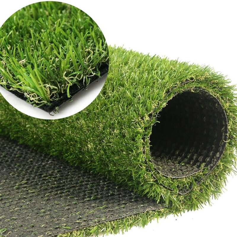 GL rumput buatan ukuran disesuaikan, rumput buatan untuk anjing, 20MM rumput palsu tebal, Area karpet dalam ruangan luar ruangan sintetis