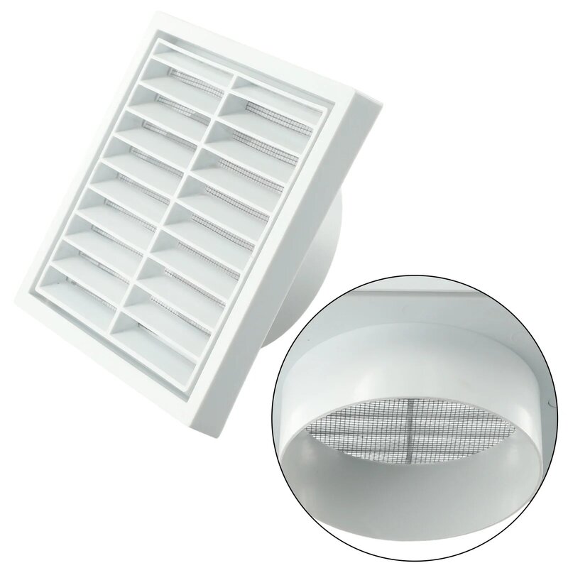 Эффективная решетка для вентиляции, подходящая для проемов на стену или потолок, защита от грызунов, белая