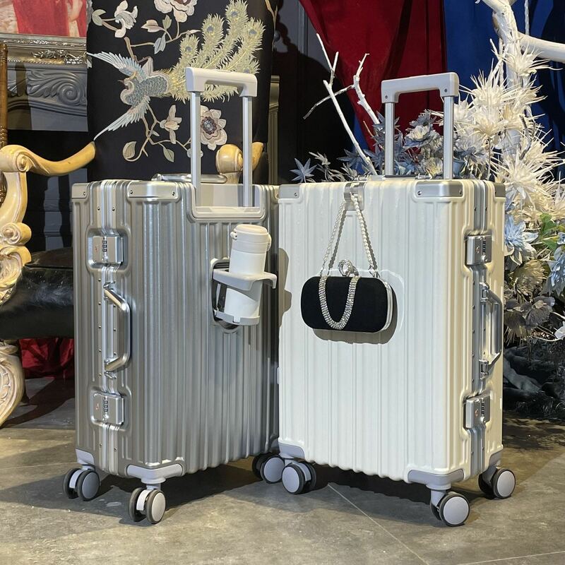 Новое поступление, чемодан унисекс 20 дюймов 22 дюйма 24 дюйма 26 дюймов 28 дюймов, тележка из сплава, универсальный чемодан, для мужчин и женщин, для путешествий на колесах