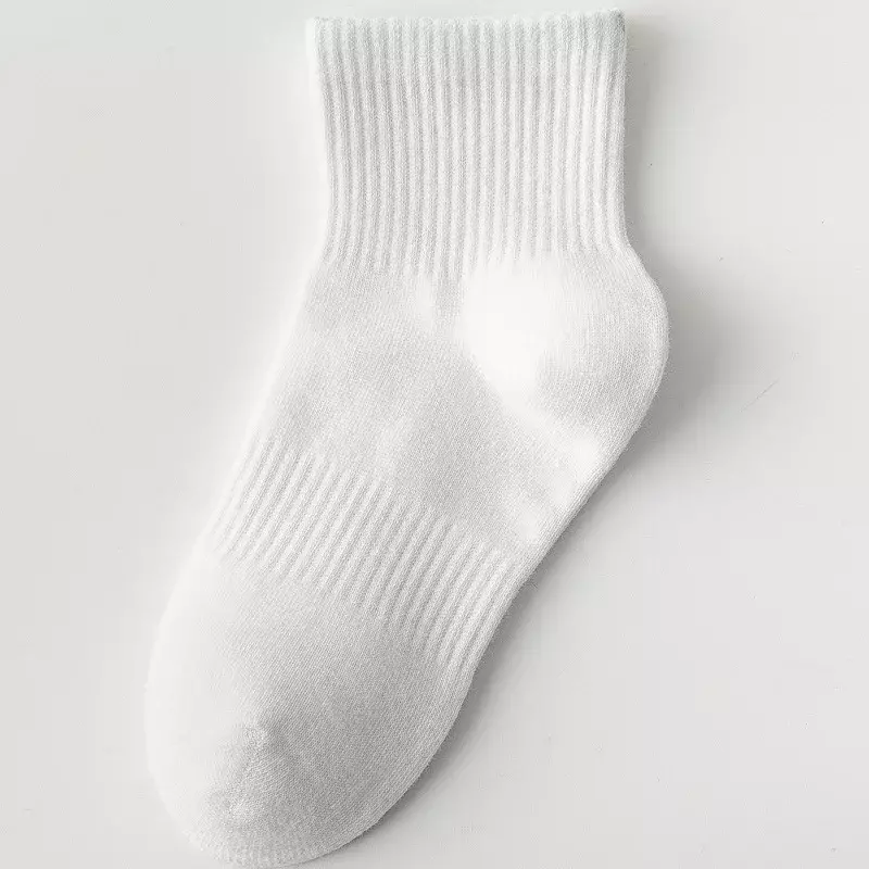 Socks cotton cotton cotton middle socks in spring and summer thin sweat absorption, breathable,  electric heating socks