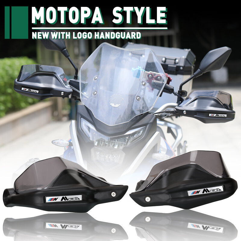 With logo MOTOPA Motorcycle KOVE 800 X Handguard Hand Guards Shield For KOVE 800X 2023-2024 with mounting bracket