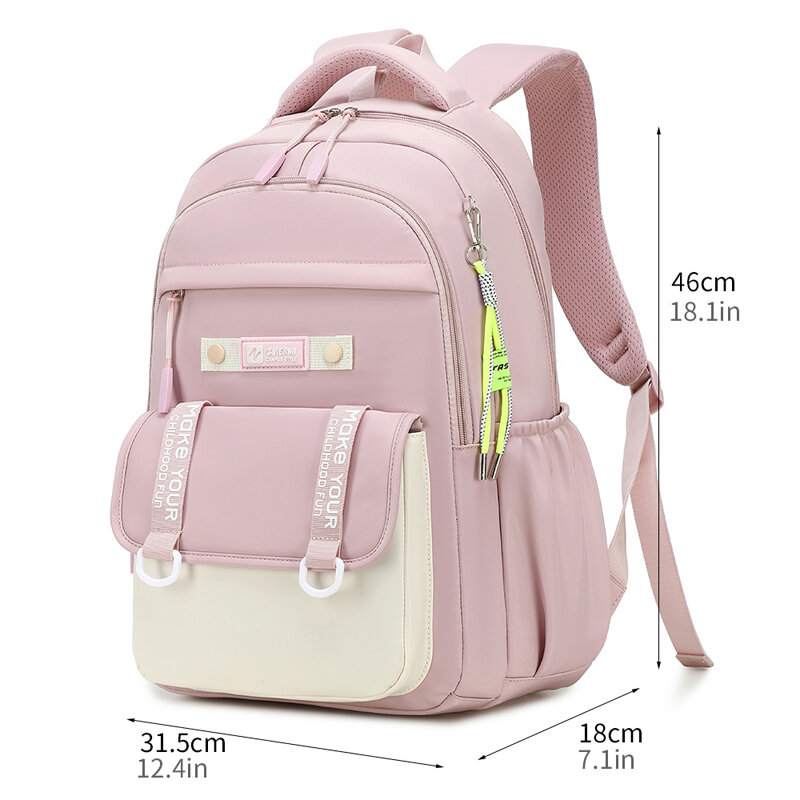 School Bag for Girls Backpack 2024 New Cute School Laptop Bagpack for Children Kawaii Bookbag Students Gift Large Capacity