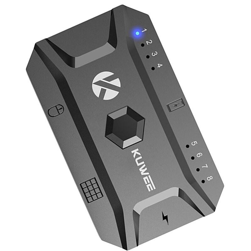 Airies Bluetooth USB 5.0 avec clavier et souris filaires, adaptateur airies sans fil, prise en charge de 8 reviepour tablette, ordinateur portable, mobile