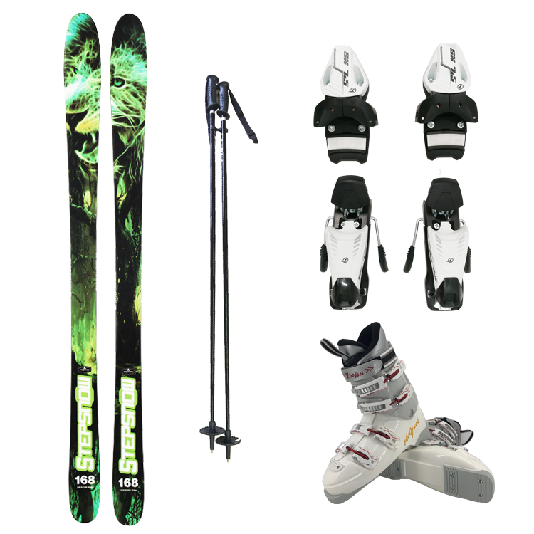 Botas de esqui de carbono para adultos, alta qualidade, esqui nórdico normal, patinação de velocidade