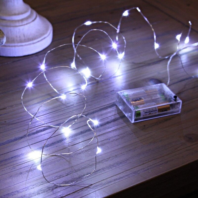 1M-30M 300Led Strings Copper Wire 3XAA Battery Operated Christmas Wedding Party Decoration LED String Fairy Lights