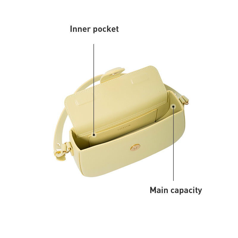 라 FESTIN 럭셔리 여성 브랜드 2022 봄과 여름 새로운 패션 분리형 이어폰 상자 틈새 원-어깨 겨드랑이 가방 원래