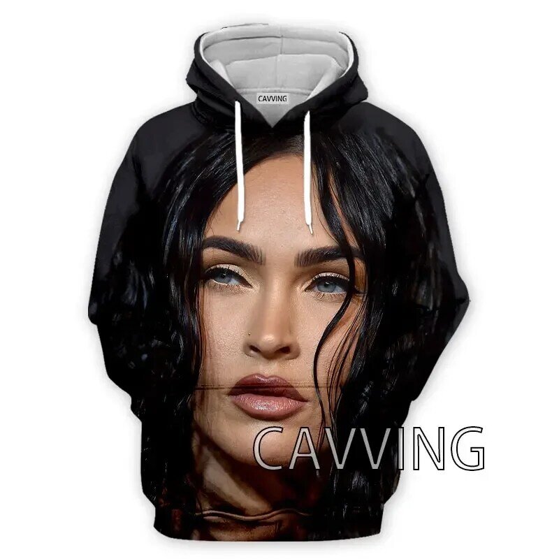 Neue Mode Megan Fox 3d bedruckte Kleidung Streetwear Männer Hoodies Sweatshirt Mode Kapuze Langarm Pullover Tops