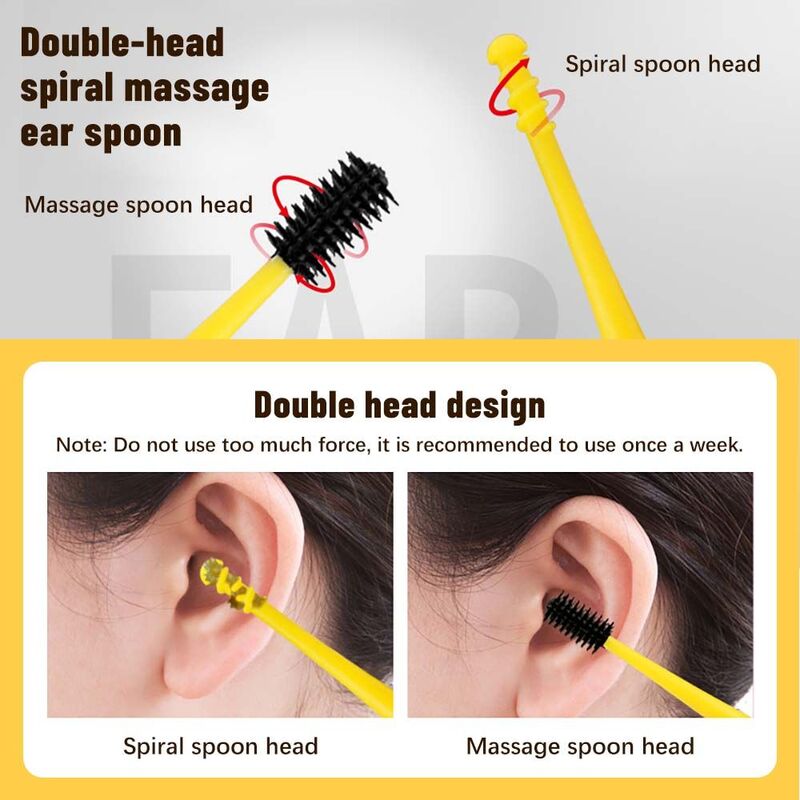 Kids Ear Nose Novel Tweezer Ear Cleaner Spoon LED Light Earpick Ear Wax Remover Curette Picker