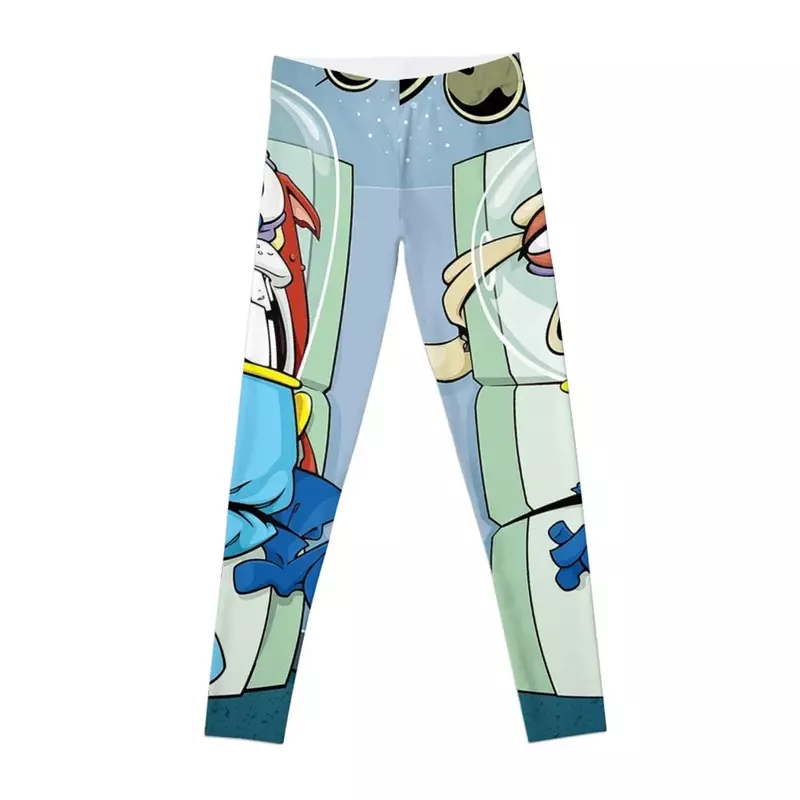 space madness ren and stimpy Leggings Fitness's gym clothes Sports pants woman Womens Leggings
