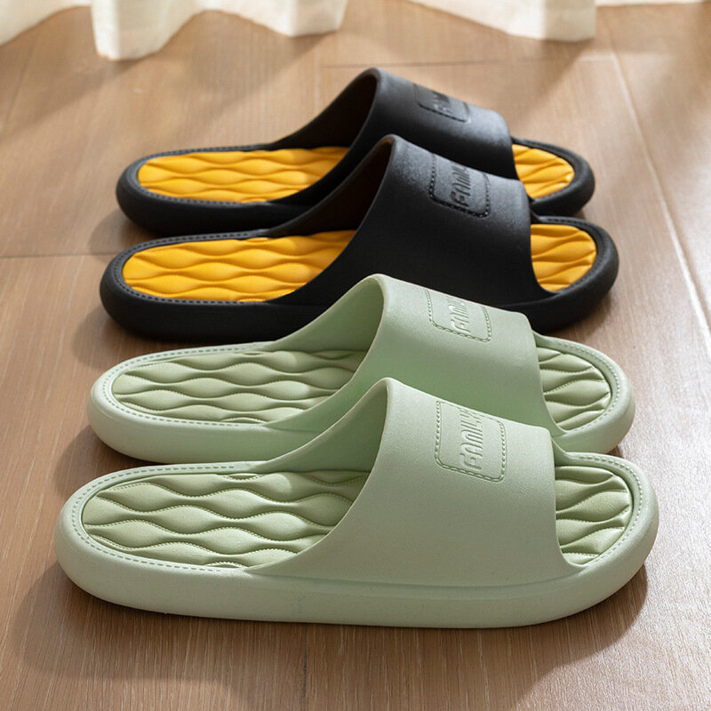 Pantofole da uomo di nuova moda infradito da interno sandali da spiaggia estivi da donna suola morbida scarpe da bagno antiscivolo per la casa scarpe da coppia