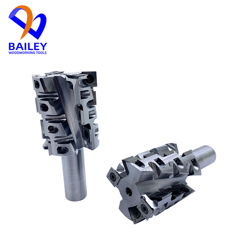 BAILEY 1PC  20x50x50/60mm Spiral Cutter WIth TCT Alloy Scraping Blade For Router CNC Machine Woodworking Tool Accessories