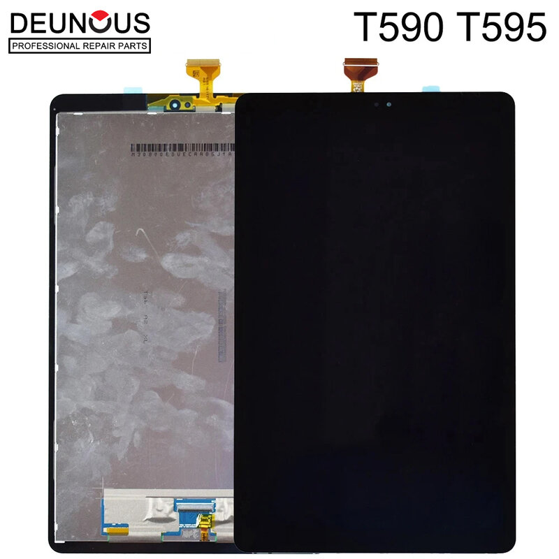 Montagem de tela sensível ao toque para Samsung Galaxy Tab A2, painel LCD HD, novo monitor, T590, T595, SM-T595, SM-T595, 10.5, 2018