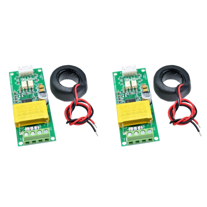Medidor Digital multifunción para Arduino TTL COM2/COM3/COM4, módulo de prueba de corriente de voltios y amperios de potencia de vatios, 2 PZEM-004T